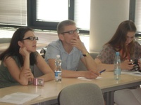 Discussion in one of the Workshops