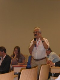 Prof. Tsiunchuk at the Closing Plenary Session