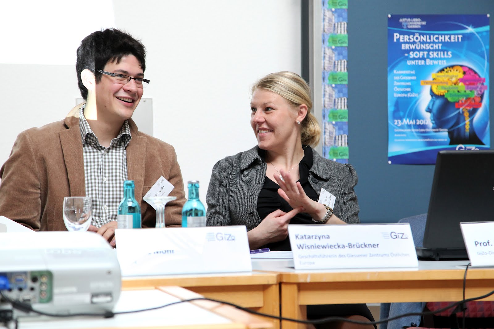 Carlos Mohr (SIFE) & Katarzyna Wisniewiecka-Brückner (GiZo)