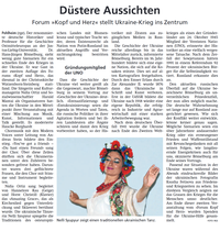22.06.2022, Gießener Allgemeine: Düstere Aussichten