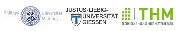 Logos PU Marburg, JLu und THM
