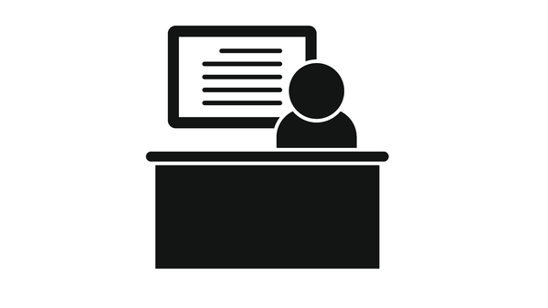 Folie1.PNG Schmuckgrafik: Dozent vor Tafel