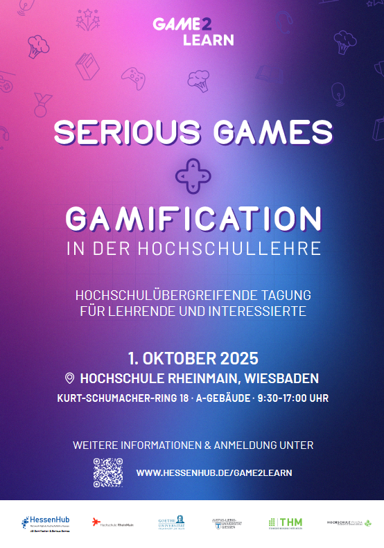 Game2Learn 2025 Veranstaltungsplakat