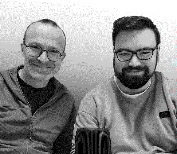 Portrait von Prof. Dr. Elmar Schlüter und Fabian Röseler