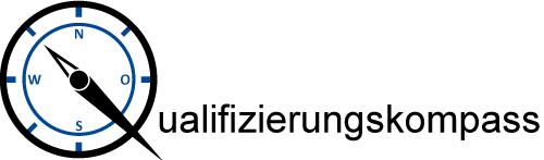Logo: Qualifizierungskompass mit Schrift
