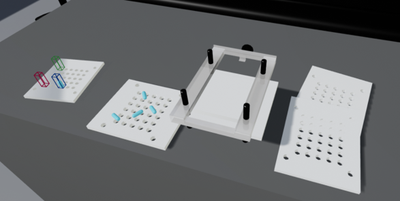 Zu sehen ist eine 3D Abbildung der Kapselfüllmaschine