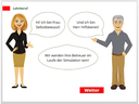 Frau Selbstbewusst und Herr Hilfsbereit