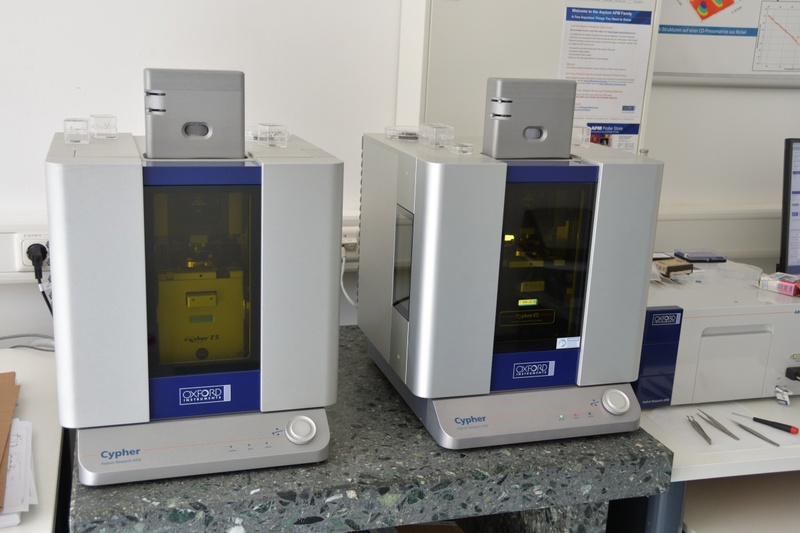 elektrochemische AFMs Bruker Cypher (AG Schirmeisen)