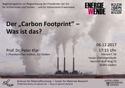 Der "Carbon Footprint" - Was ist das?