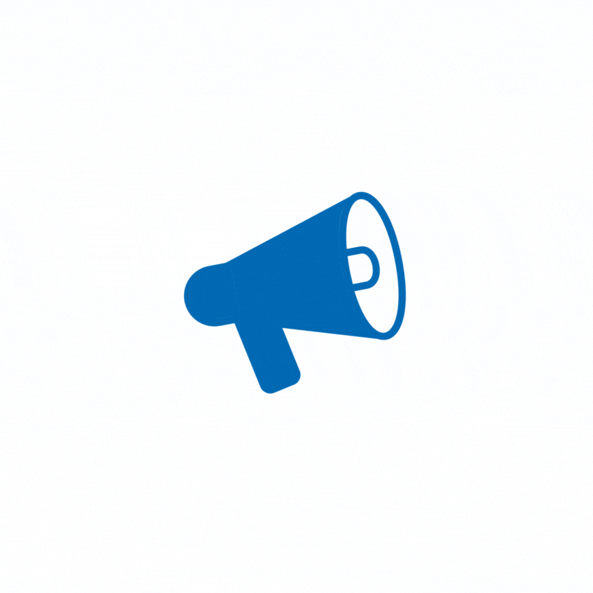 Bullhorn animated