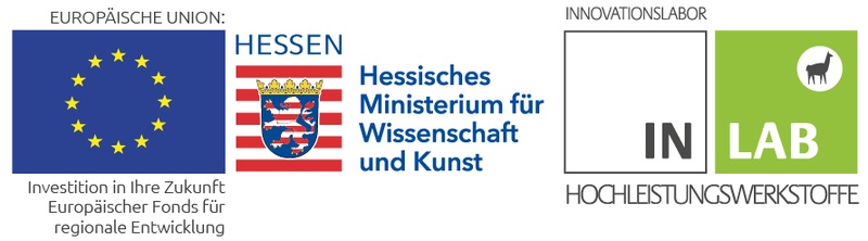 Logo Hochleistungswerkstoffe and EU