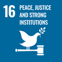 SDGoal 16 - Peace, Justive and Strong Institutions