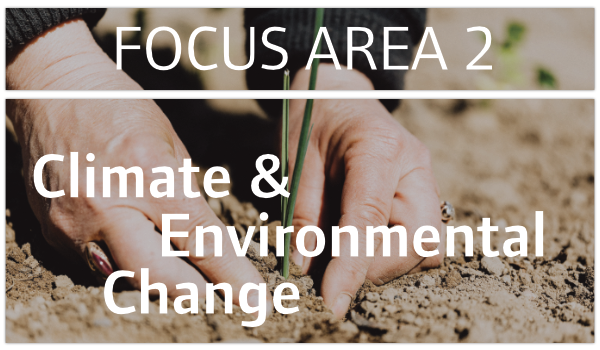 Focus Area One called Climate and Environmental Change
