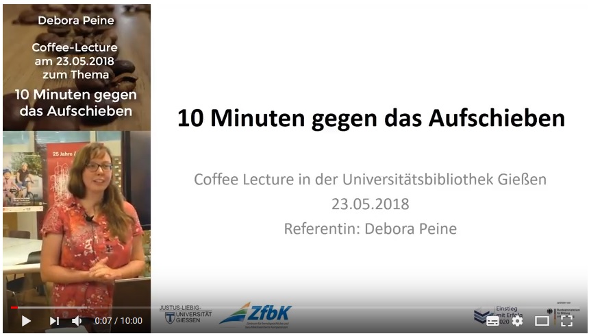 Screenshot Coffee Lecture 2018-05 Aufschieben