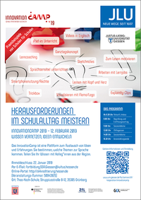 Plakat zum InnovationCamp 2019
