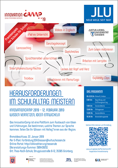 Plakat zum InnovationCamp 2019