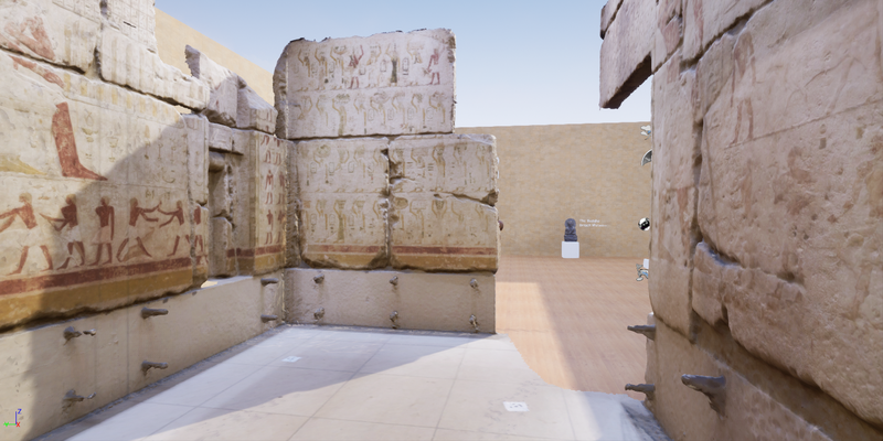 Nahaufnahme VR Ausstellungsstück