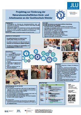 Projekttag zur Förderung der Naturwissenschaftlichen Denk- und Arbeitsweise an der Goetheschule Wetzlar