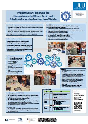 Projekttag zur Förderung der Naturwissenschaftlichen Denk- und Arbeitsweise an der Goetheschule Wetzlar