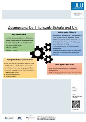 Zusammenarbeit Korczakschule und Uni