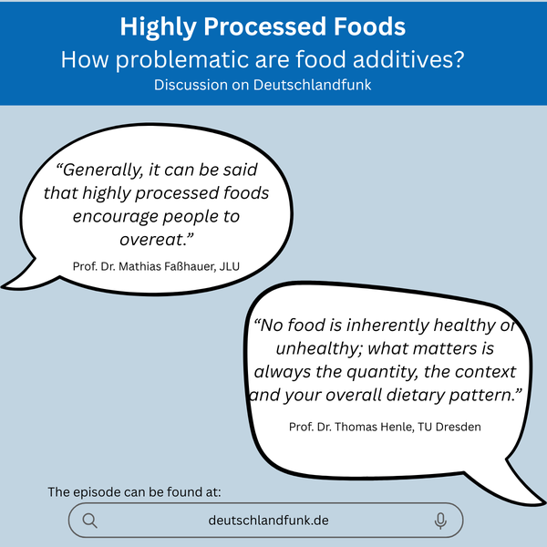 Highly processed foods Deutschlandfunk