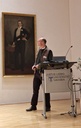 A man is giving a speech2