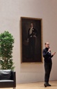 A woman is giving a speech2