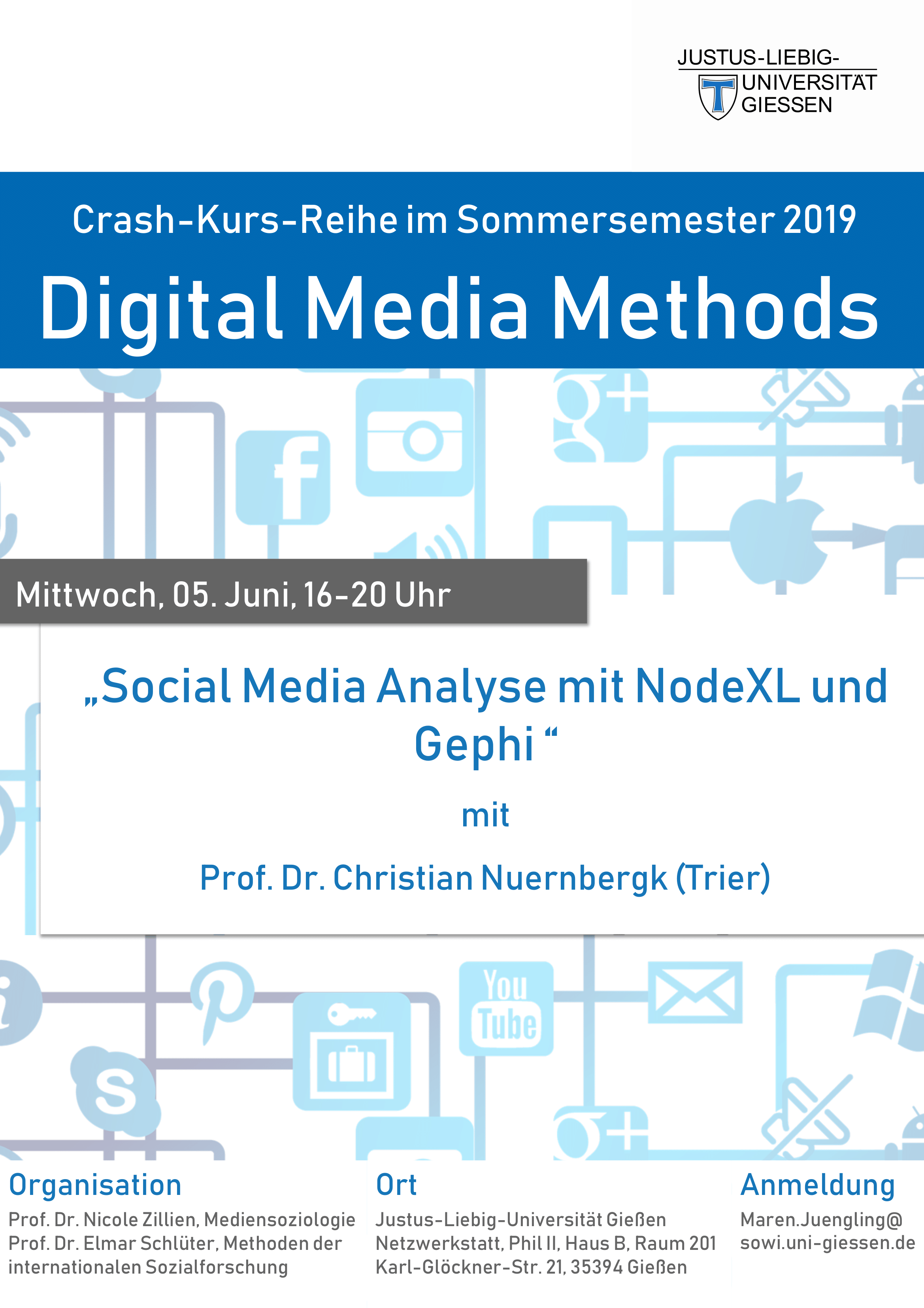 Plakat Digital Methods Nuernberg