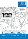 Plakat Frauenwahlrecht