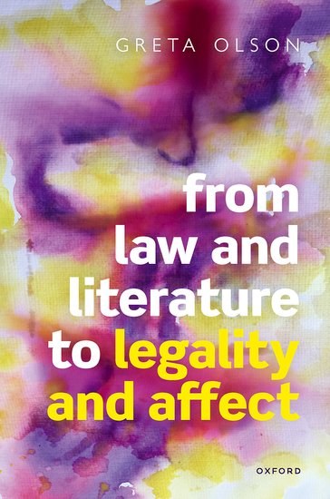 Greta Olson, "From Law and Literature to Legality and Affect" Cover