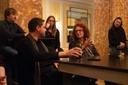 Gepräch über „Der Staat gegen Fritz Bauer“ mit Ulrike Weckel. Foto: Lena Neese
