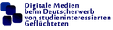 Logo HMWK-Projekt Digitale Medien beim Deutscherwerb von studieninteressierten Geflüchteten