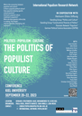 Konferenz Kiel Populismusforschung 20.-22.9.2023