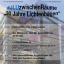 #JLUzwischenRäume: Filmvorführung & Diskussion "30 Jahre Lichtenhagen" am 8. Juni 2022 Bild