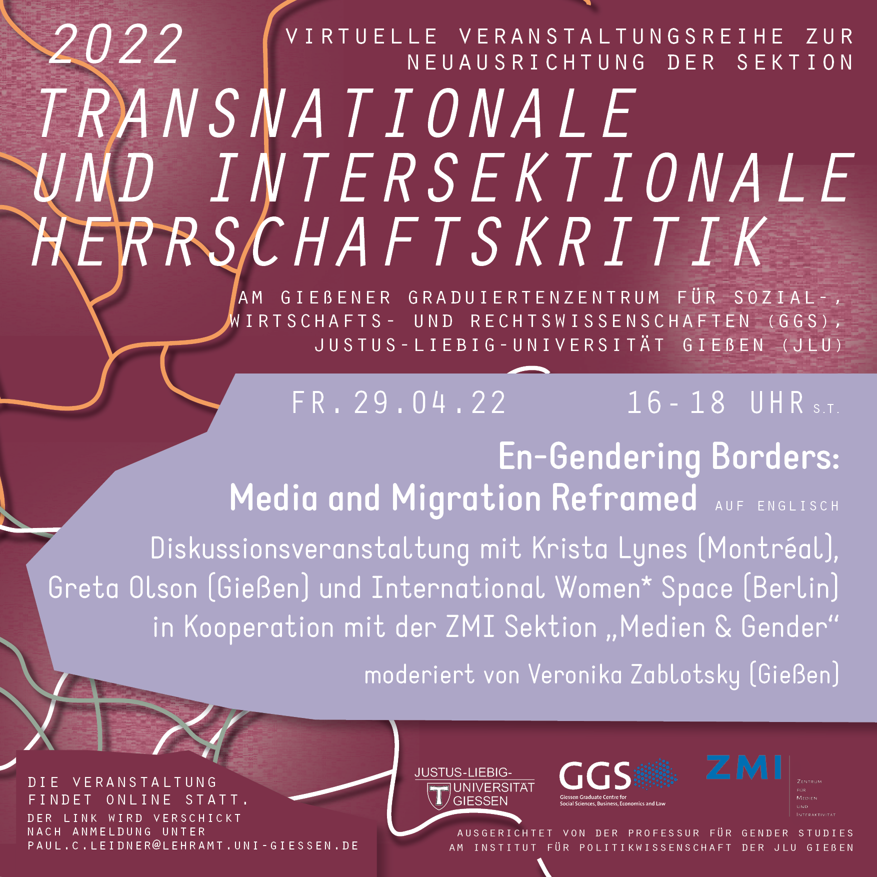 Flyer "En-Gendering Borders" 29-04-2022