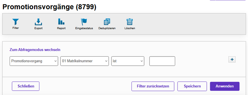 Filtern
