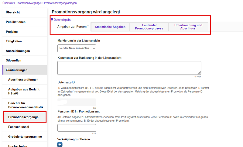 Promotionsvorgang wird angelegt_neu
