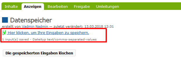 CSV Export