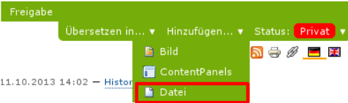 Datei speichern