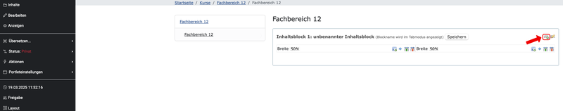 Neue Zeile