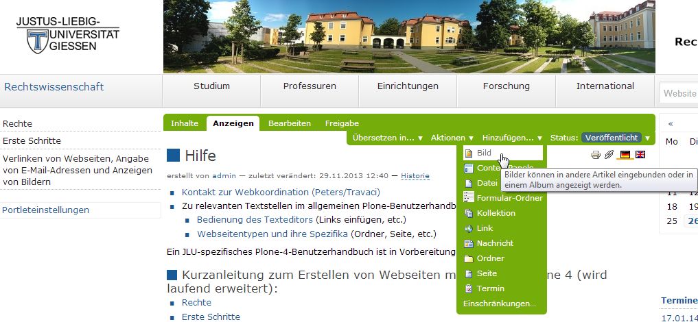 Ordnerdarstellung