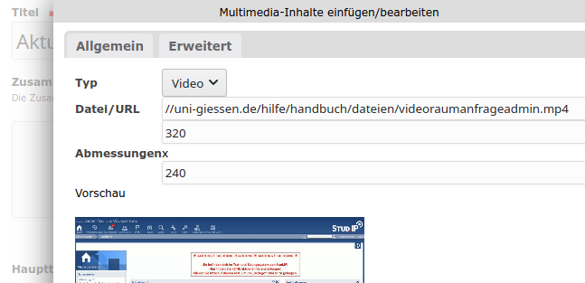 Video einbetten