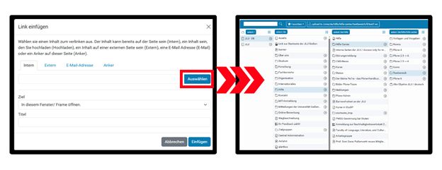 Interne Verlinkung neu