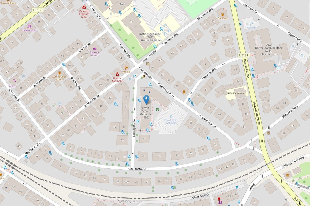 Kartenauscchnitt Open Street Map
