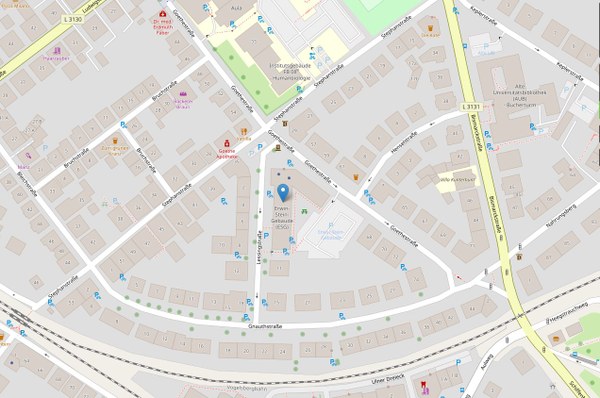 Kartenausschnitt Open Street Map