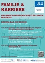 Bild: Poster der Veranstaltungsreihe Familie & Karriere