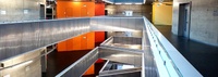Bild: Innenansicht des Biomedizinischen Forschungszentrums Seltersberg // Photo: Interior view of the Biomedical Research Centre Seltersberg