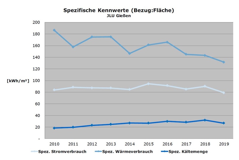 Energieverbrauch pro Fläche