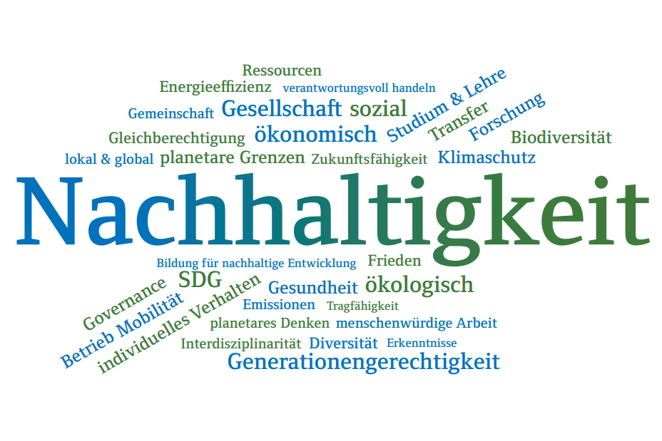 Wortwolke zum Nachhaltigkeitsverständnis (Bild: Wolfgang Polkowski)