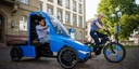 Für Dienstfahrten leihbar: Loadster und E-Pedelecs der JLU (Bild: JLU / Katrina Friese)